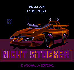 Night Stocker (set 1) Title Screen